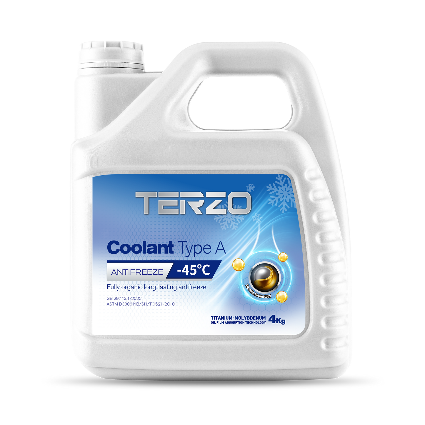 Coolant Type A Fully Organic Long-Lasting Antifreeze