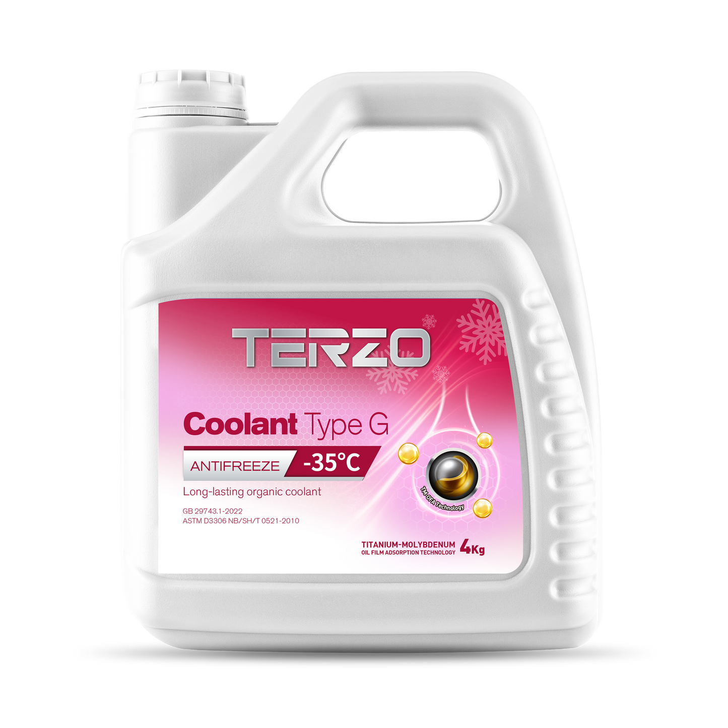 Coolant Type G Organic Long-Lasting Antifreeze 4L