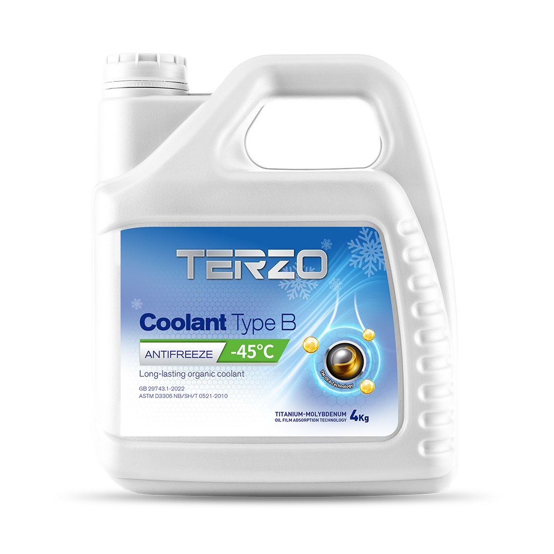 TERZO Coolant Type B -45°C Green Fully Organic Long-Lasting Antifreeze (1)