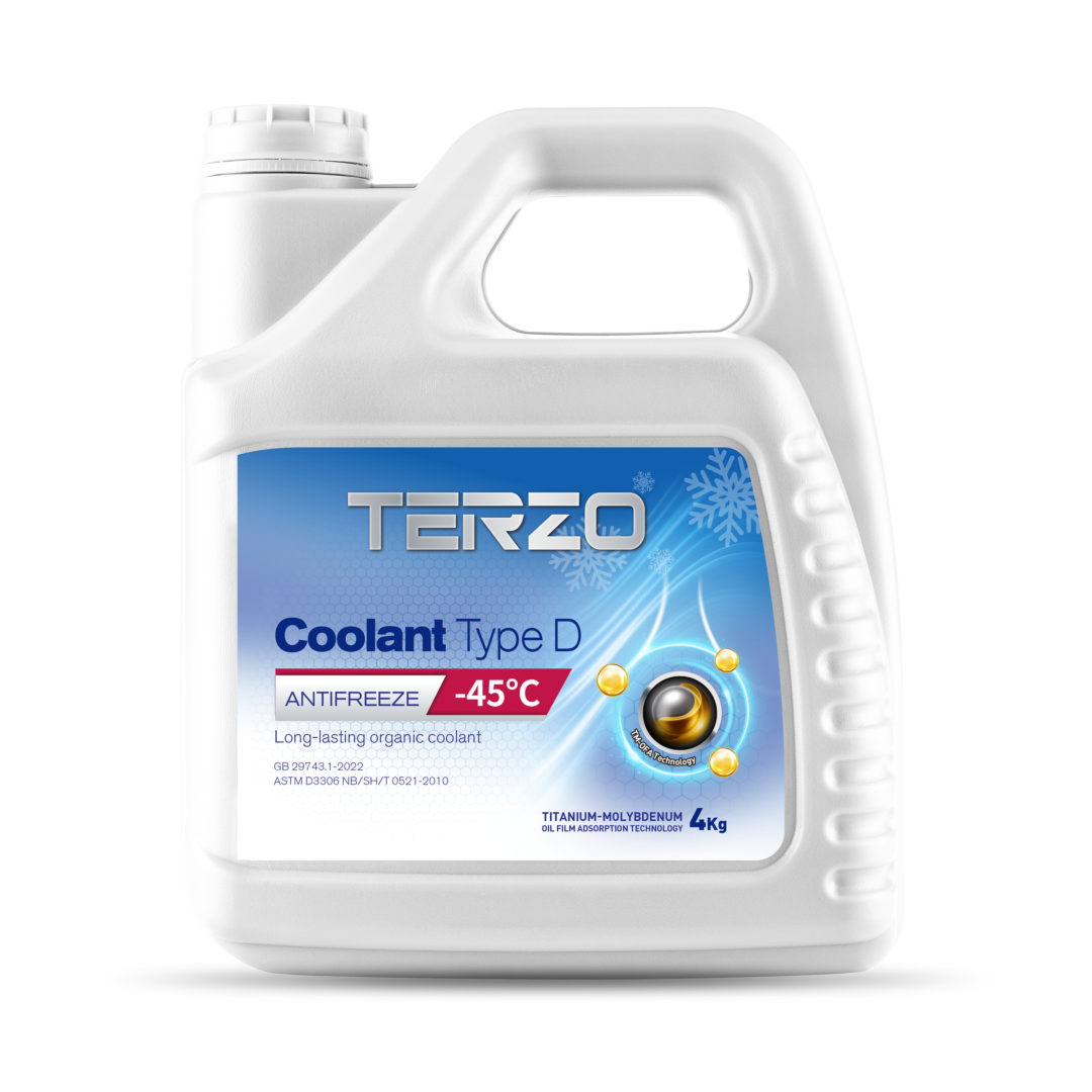 TERZO Coolant Type D -45°C Red Fully Organic Long-Lasting Antifreeze (1)