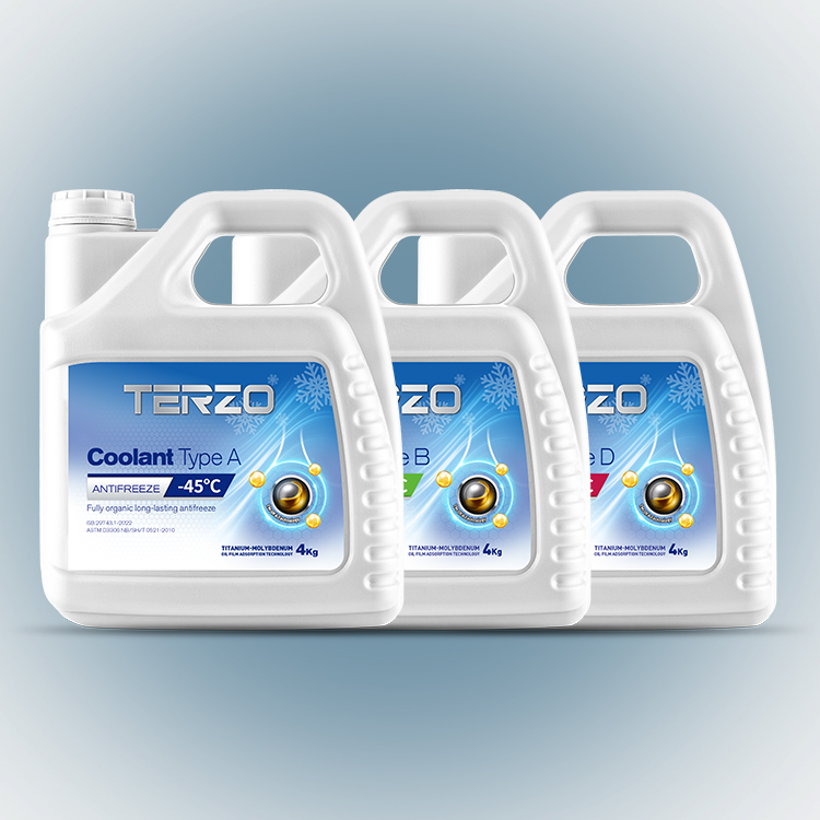 TERZO Coolant Type A/B/D -45°C Fully Organic Long-Lasting Antifreeze