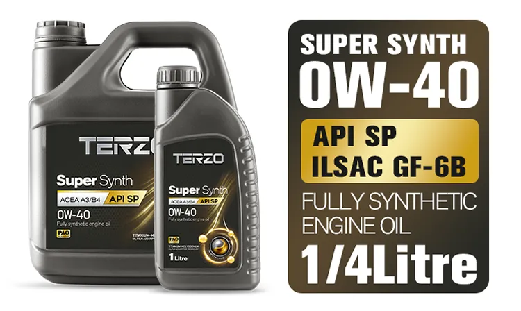 Como escolher o óleo de motor para veículos alemães 3 TERZO SuperSynth 0W-40