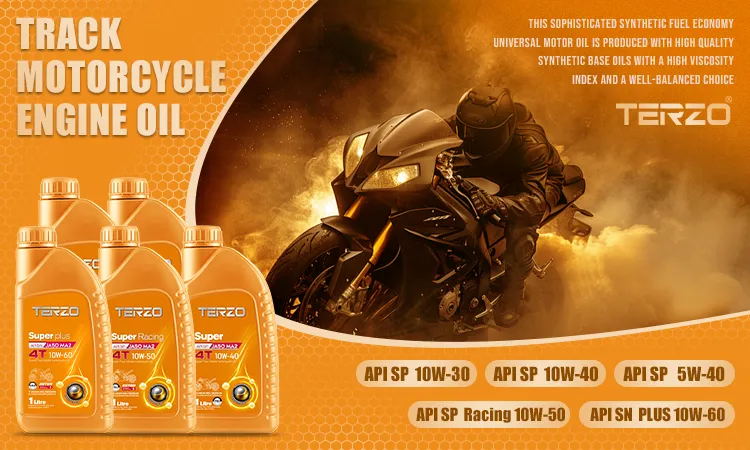 TERZO’s Full Range of Racing Motorcycle Oils