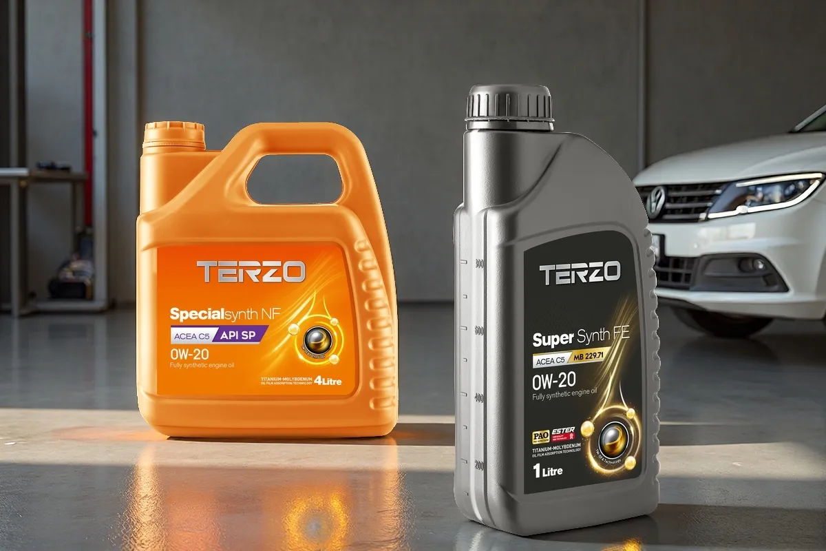 VW 508 00 Oil - Value and Applications 3 TERZO SuperSynth and Specialsynth FE 0W-20 Super Fully Synthetic Engine Oil_