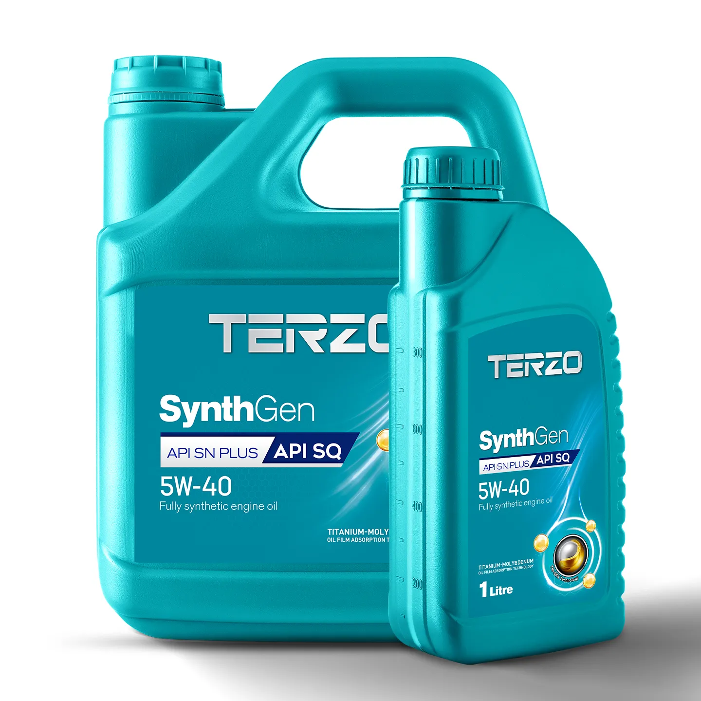 TERZO SynthGen 5W40 1L & 4L Bottle Combo Pack
