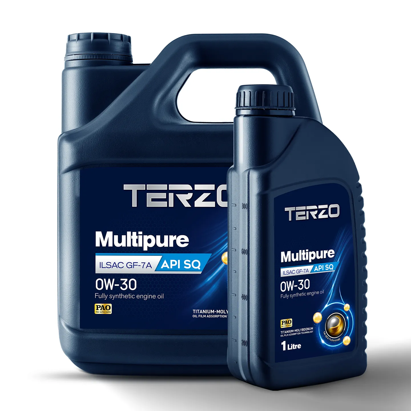 TERZO MULTIPURE 0W30 1L & 4L Bottle Combo Pack