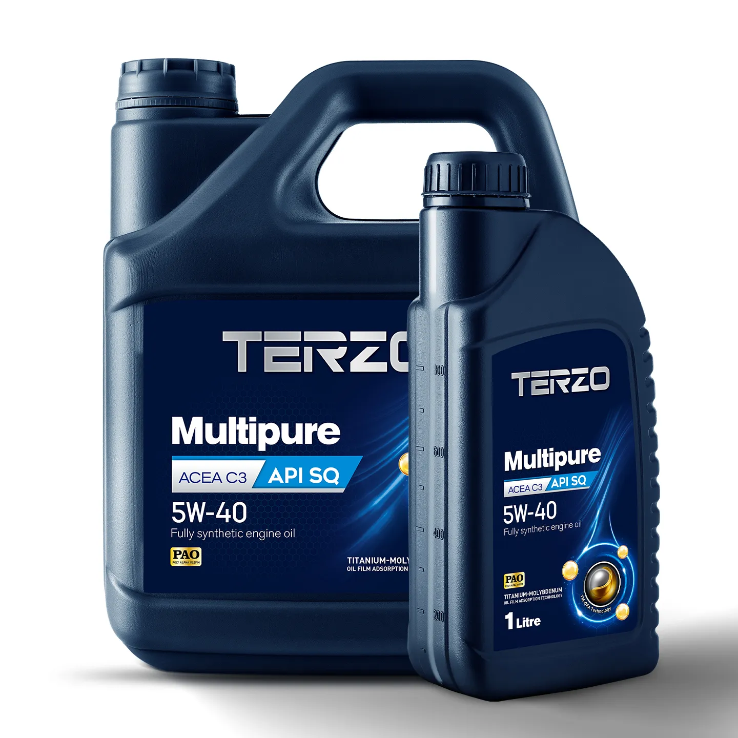 TERZO MULTIPURE 5W40 1L & 4L Bottle Combo Pack