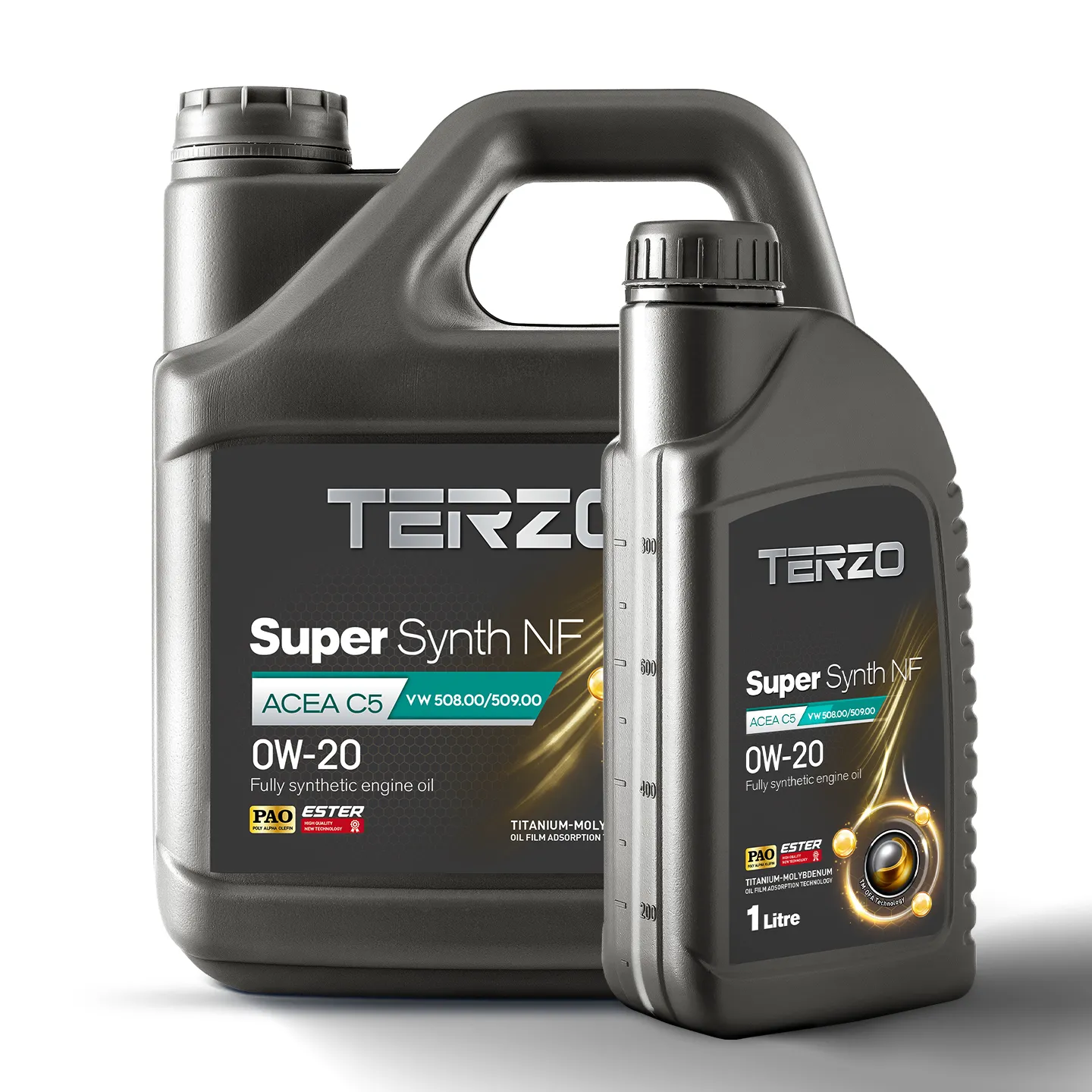 TERZO SuperSynth NF 0W-20 Super Fully Synthetic Engine Oil – 1L & 4L Bottle Combo Pack
